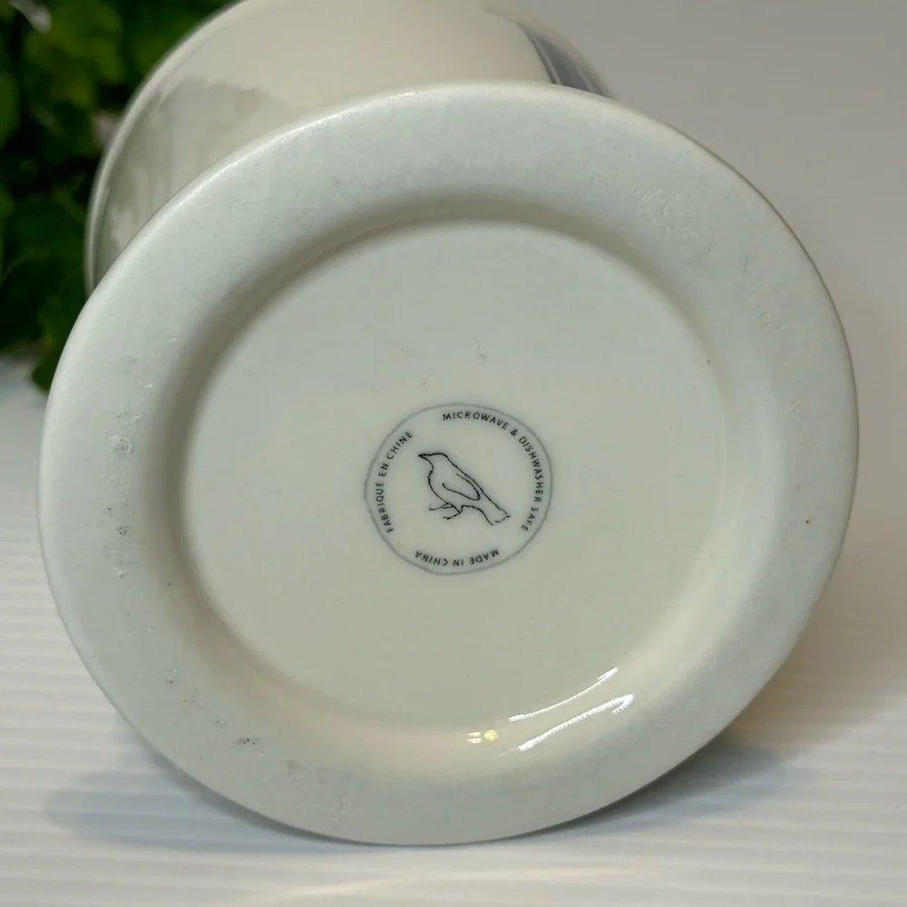 Anthropologie letter mug